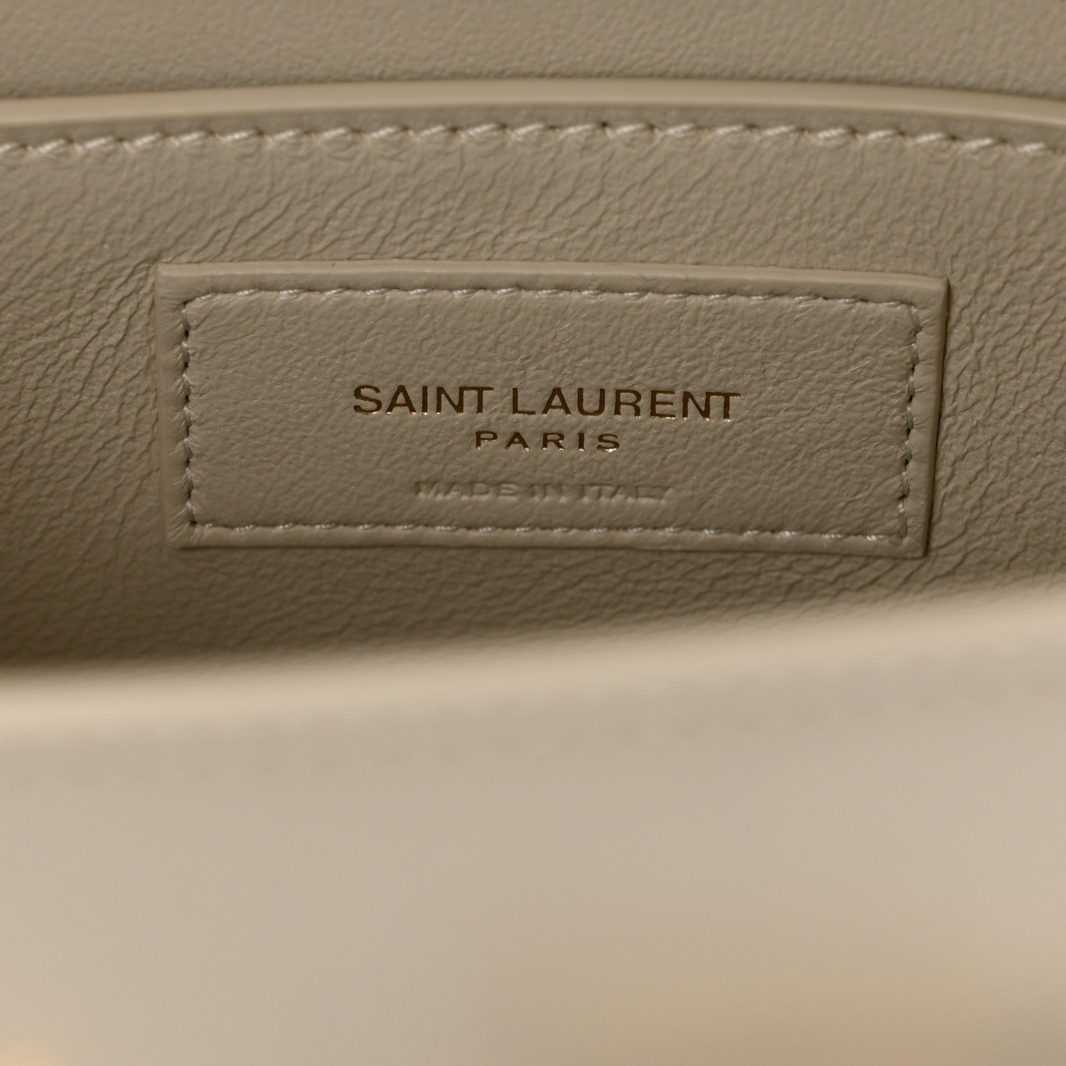 Saint Laurent Smooth Calfskin Manhattan Shoulder Bag Crema Soft 6 of 10