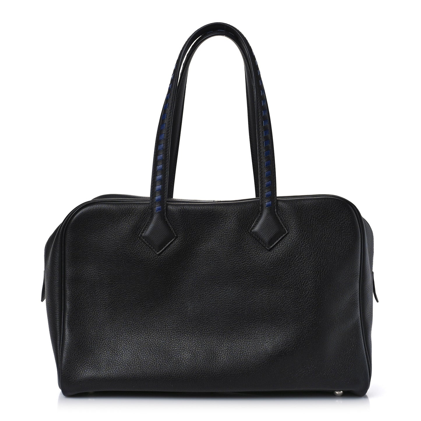Taurillon Novillo Tressage Victoria II 35 Black Bleu Encre
