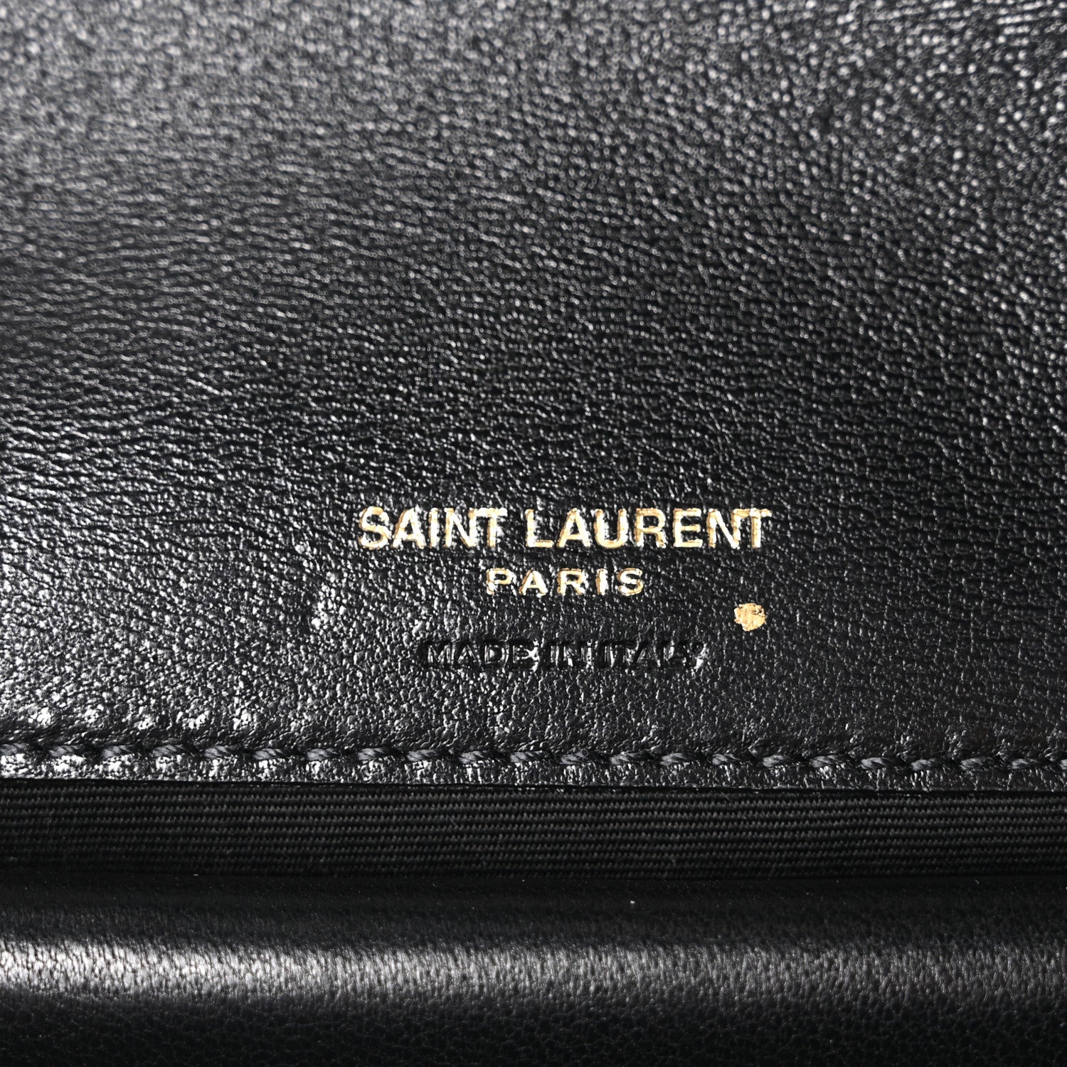 Saint Laurent Lambskin Chevron Quilted Small LouLou Black 7 of 11