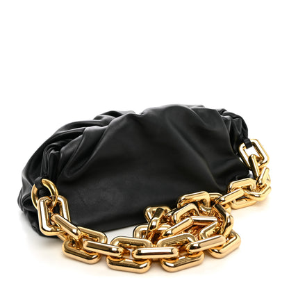 Bottega Veneta Calfskin The Pouch Chain Black 3 of 10