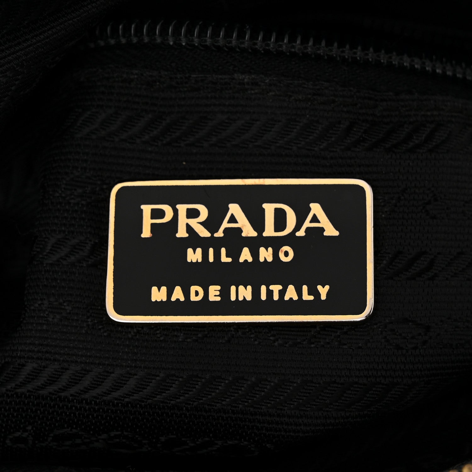Prada Nylon Tessuto Quilted Shoulder Bag Black 6 of 10