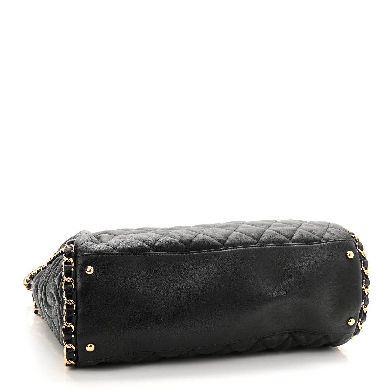 Chanel Calfskin Quilted Large Chain Me Hobo Black 4 of 12