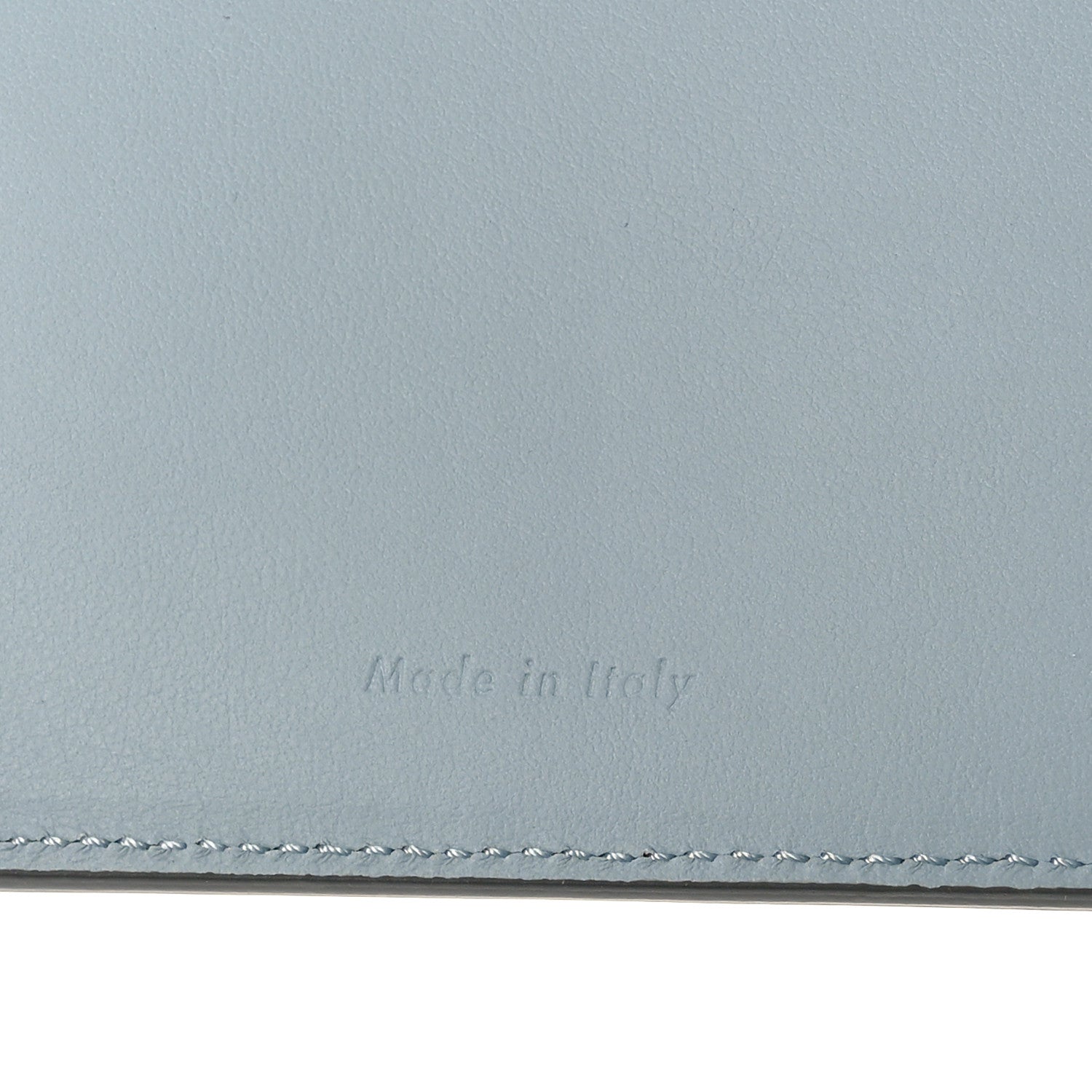 Celine Grained Calfskin Medium Multifunction Strap Wallet Pebble Mineral 6 of 9