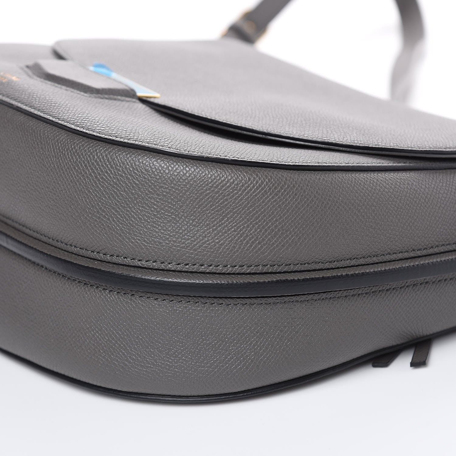 Celine Grained Calfskin Medium Trotteur Light Anthracite 5 of 8