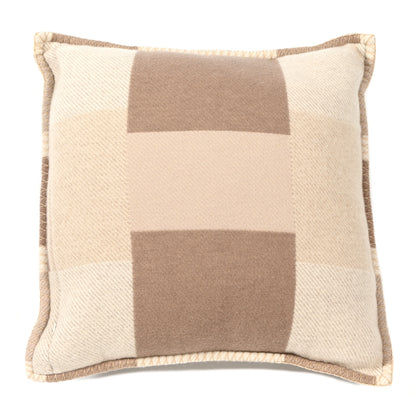 Hermes Wool Cashmere Tissage Pillow Sable 1 of 3