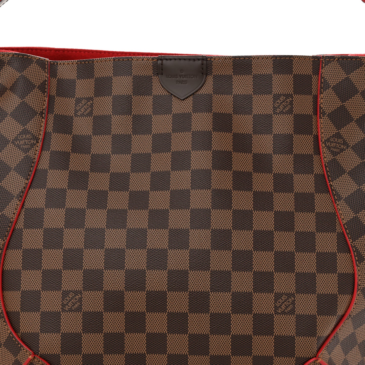 Damier Ebene Caissa Hobo Cherry