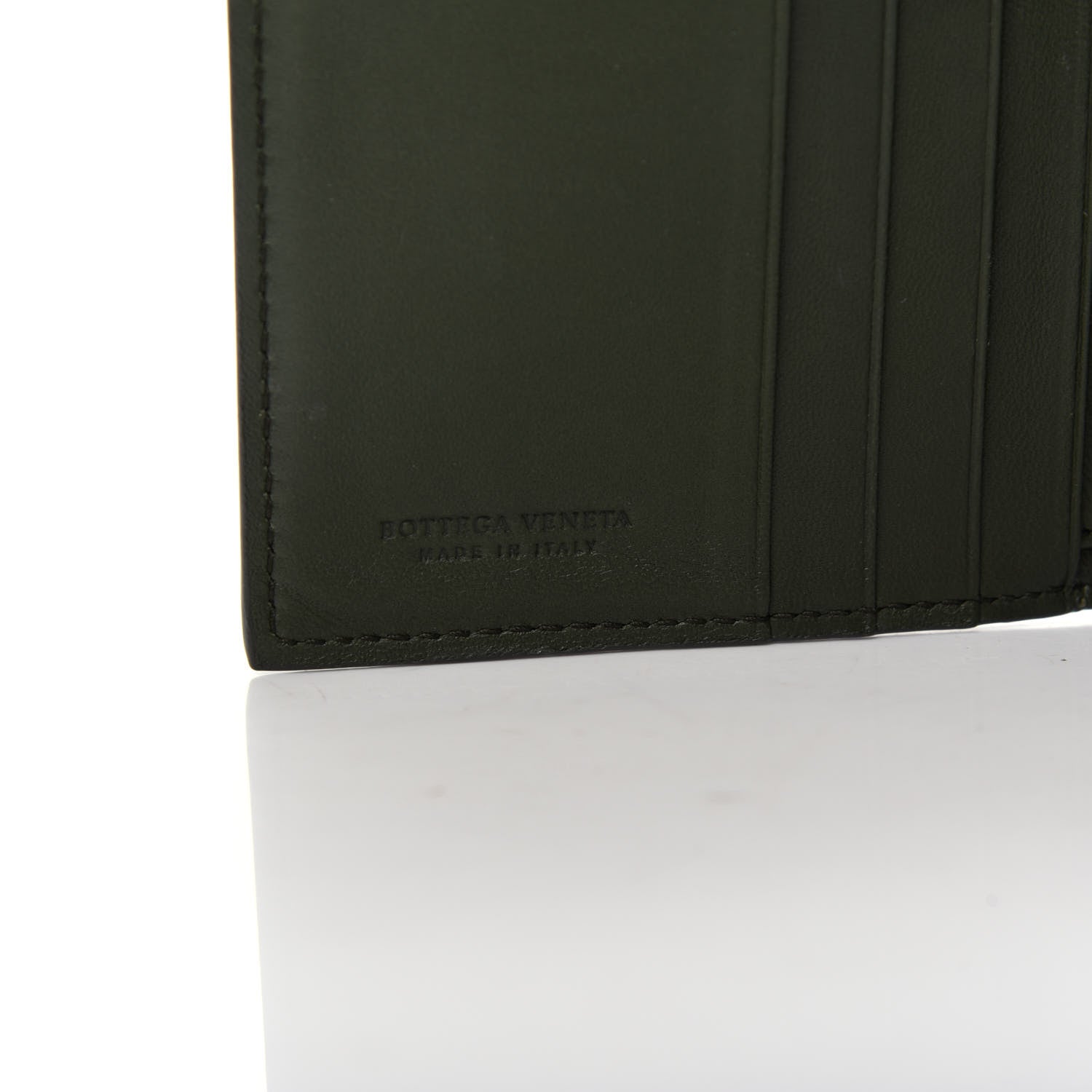 Bottega Veneta Nappa Intrecciato Mini Wallet Moss 7 of 9