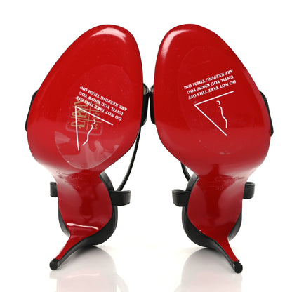 Christian Louboutin Nappa Loubigirl 100 Sandals 36 Black 5 of 7