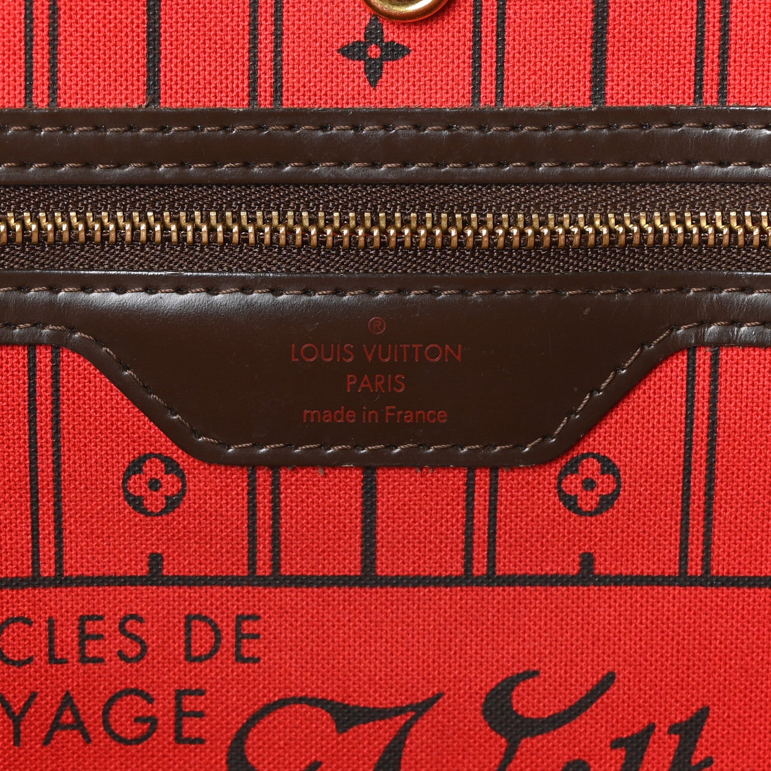Louis Vuitton Damier Ebene Neverfull GM 6 of 12
