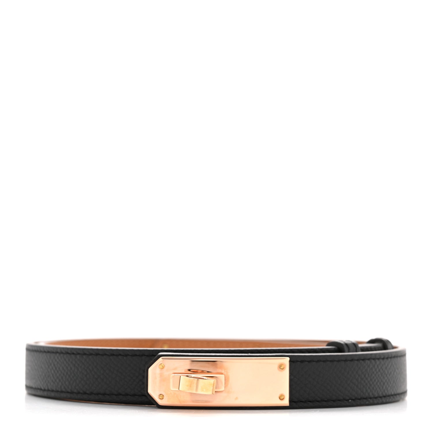 Hermes Epsom Kelly Belt Black 1 of 7