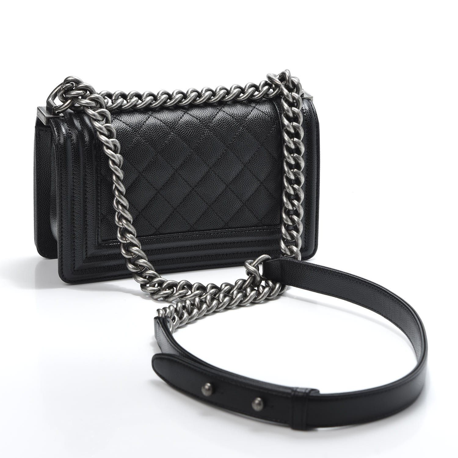 Chanel Caviar Quilted Small Boy Flap Black 2 of 11