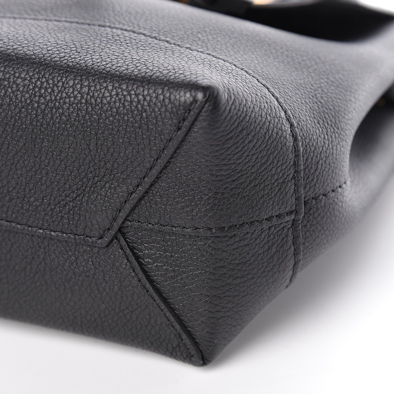 Louis Vuitton Calfskin Lockme Mini Backpack Black 10 of 10