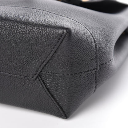 Louis Vuitton Calfskin Lockme Mini Backpack Black 10 of 10