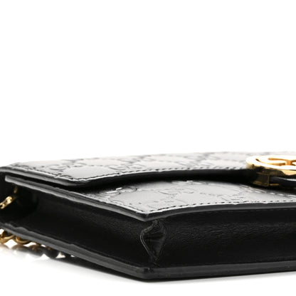 Gucci Guccissima Icon Chain Wallet Black Black 8 of 9