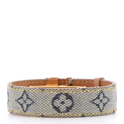 Louis Vuitton Mini Monogram Wish Bracelet Blue 3 of 7