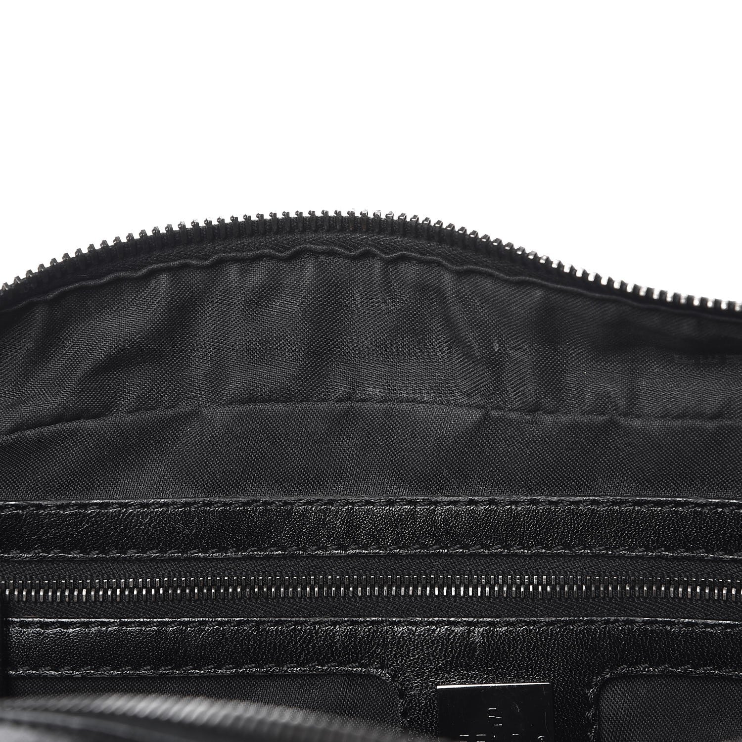Fendi Zucca Zip Top Tote Black 7 of 11