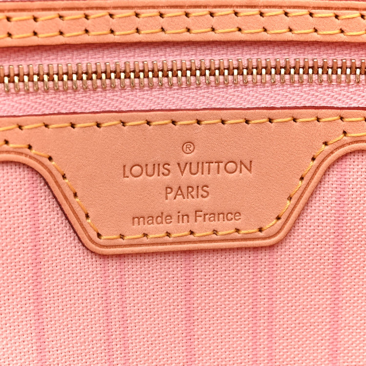 Louis Vuitton Damier Azur Delightful MM Rose Ballerine 6 of 11