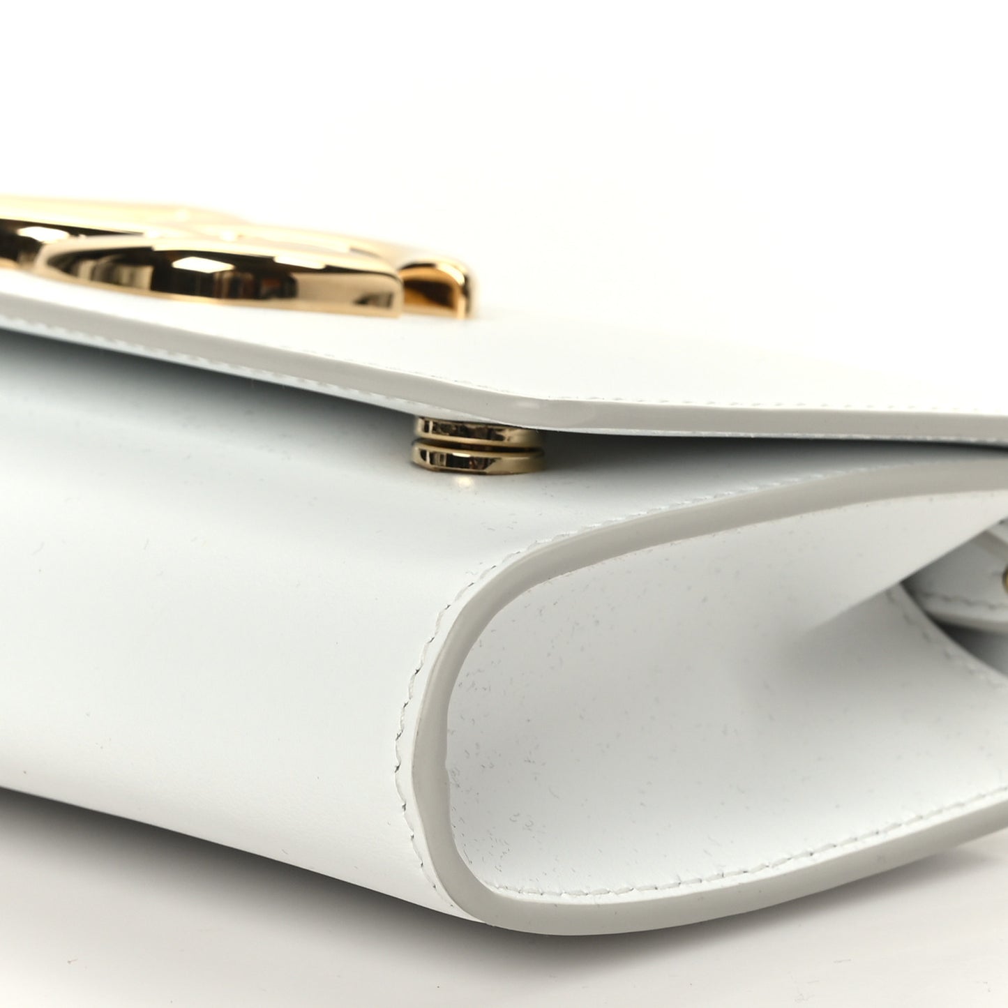 Calfskin DG Millennials Crossbody Bag White