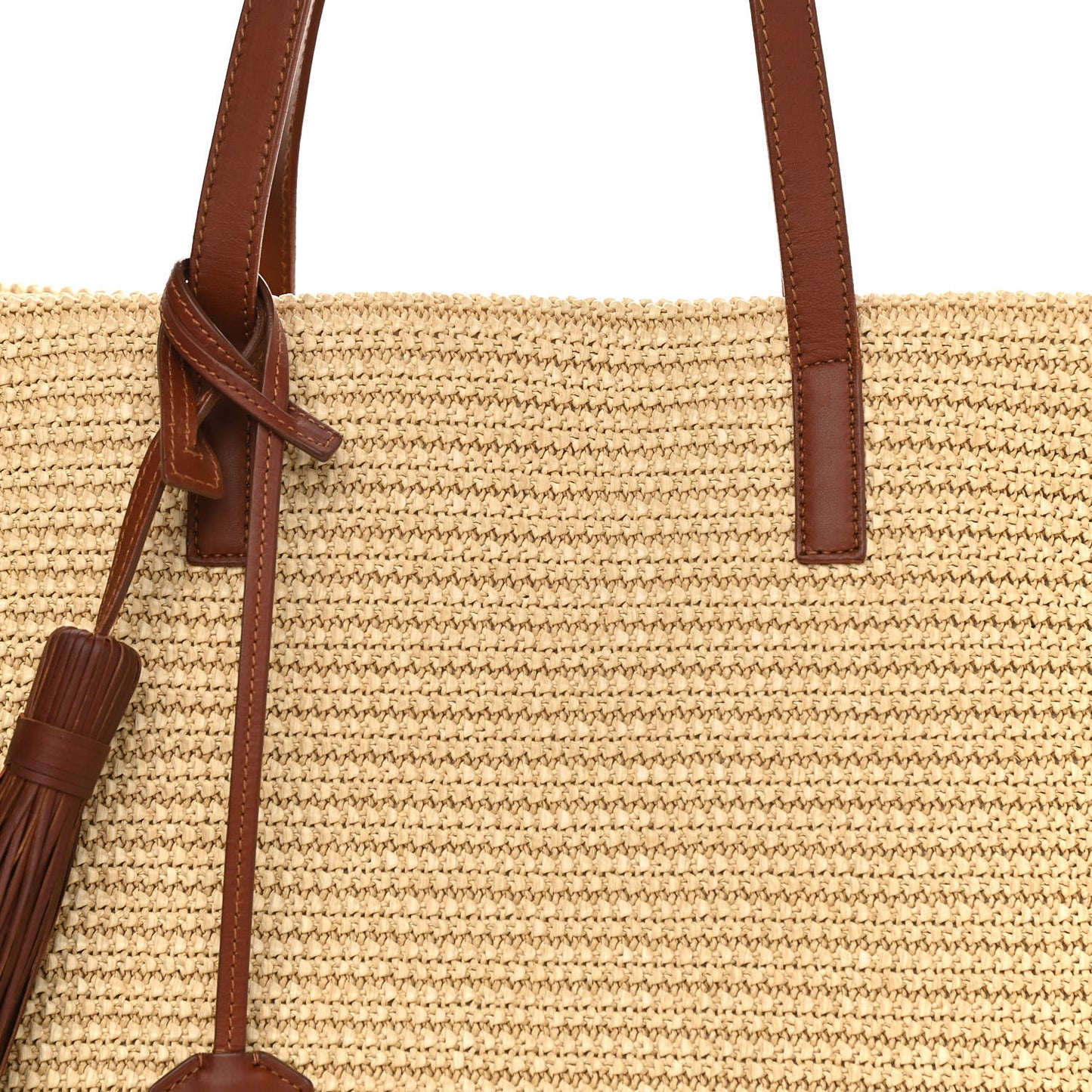 Raffia Tote Naturale Brown