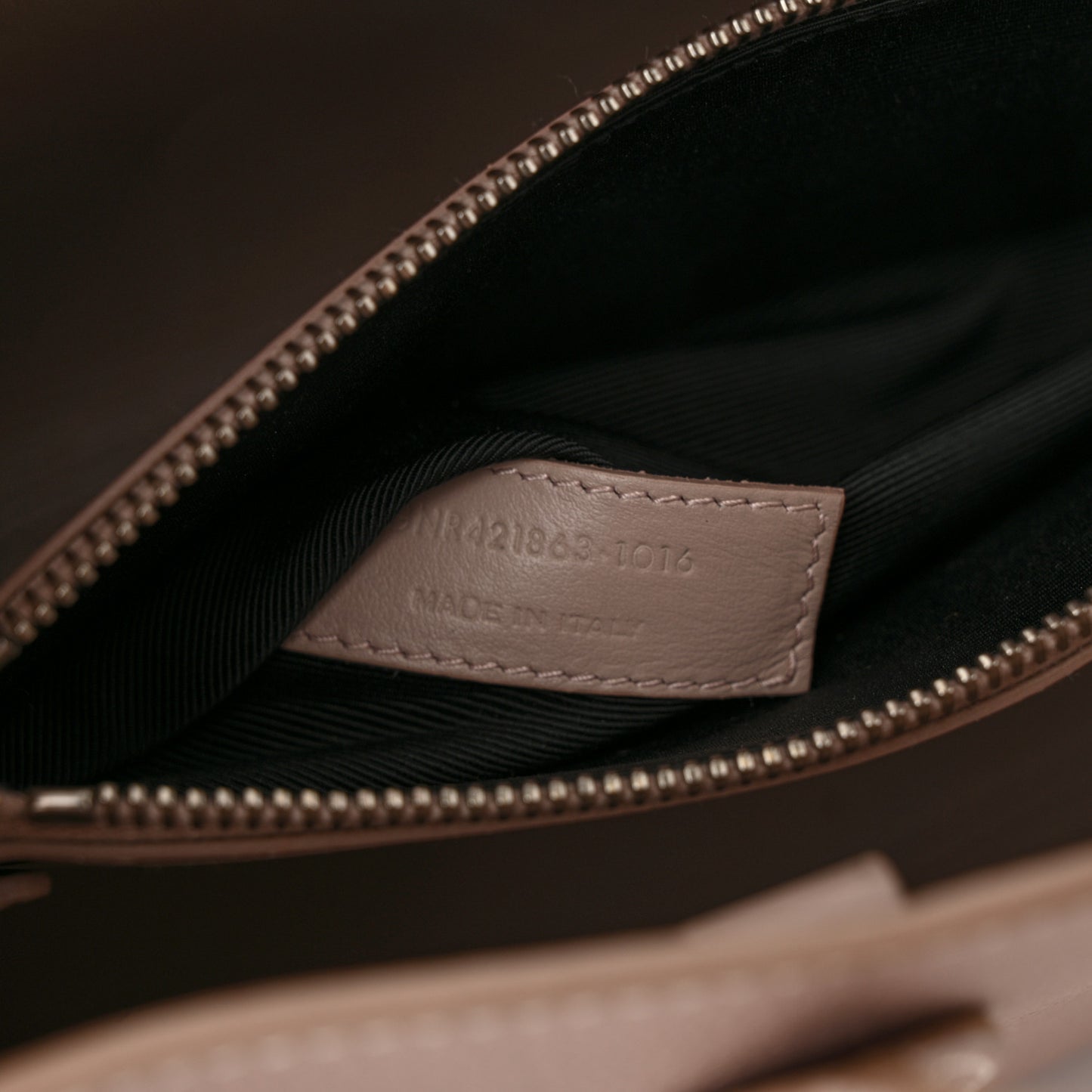 Grained Calfskin Small Sac De Jour Pale Blush