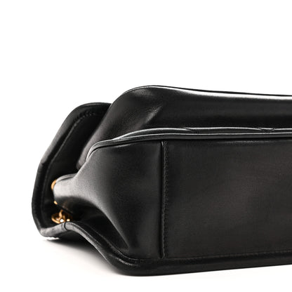 Saint Laurent Lambskin Matelasse Monogram Baby Niki Chain Satchel Black 9 of 10