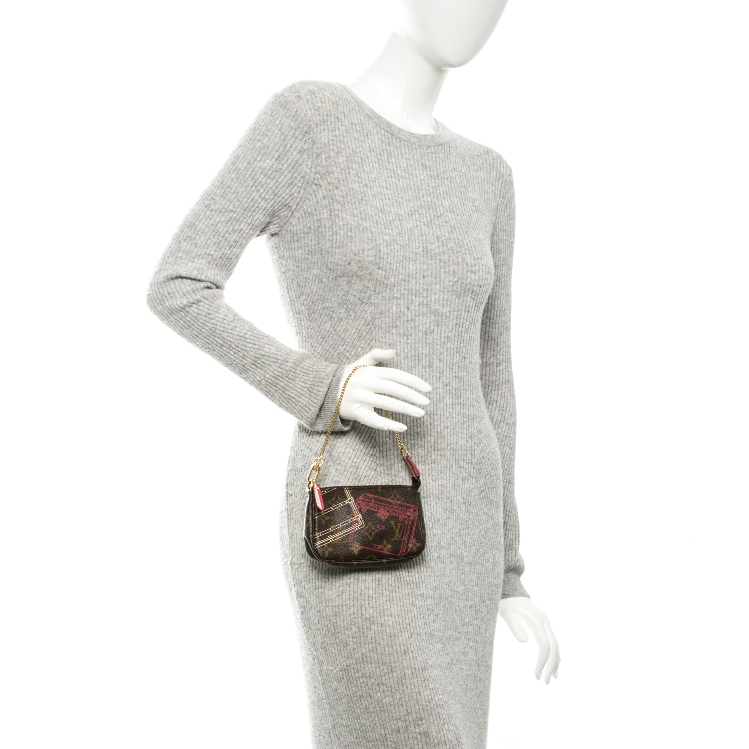Louis Vuitton Monogram 2014 Christmas Animation Mini Pochette Accessories 2 of 7