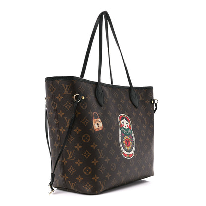 Louis Vuitton Monogram My LV World Tour Neverfull MM 4 of 17