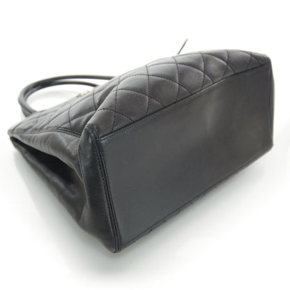 Chanel Lambskin Shopping Tote Black 4 of 8