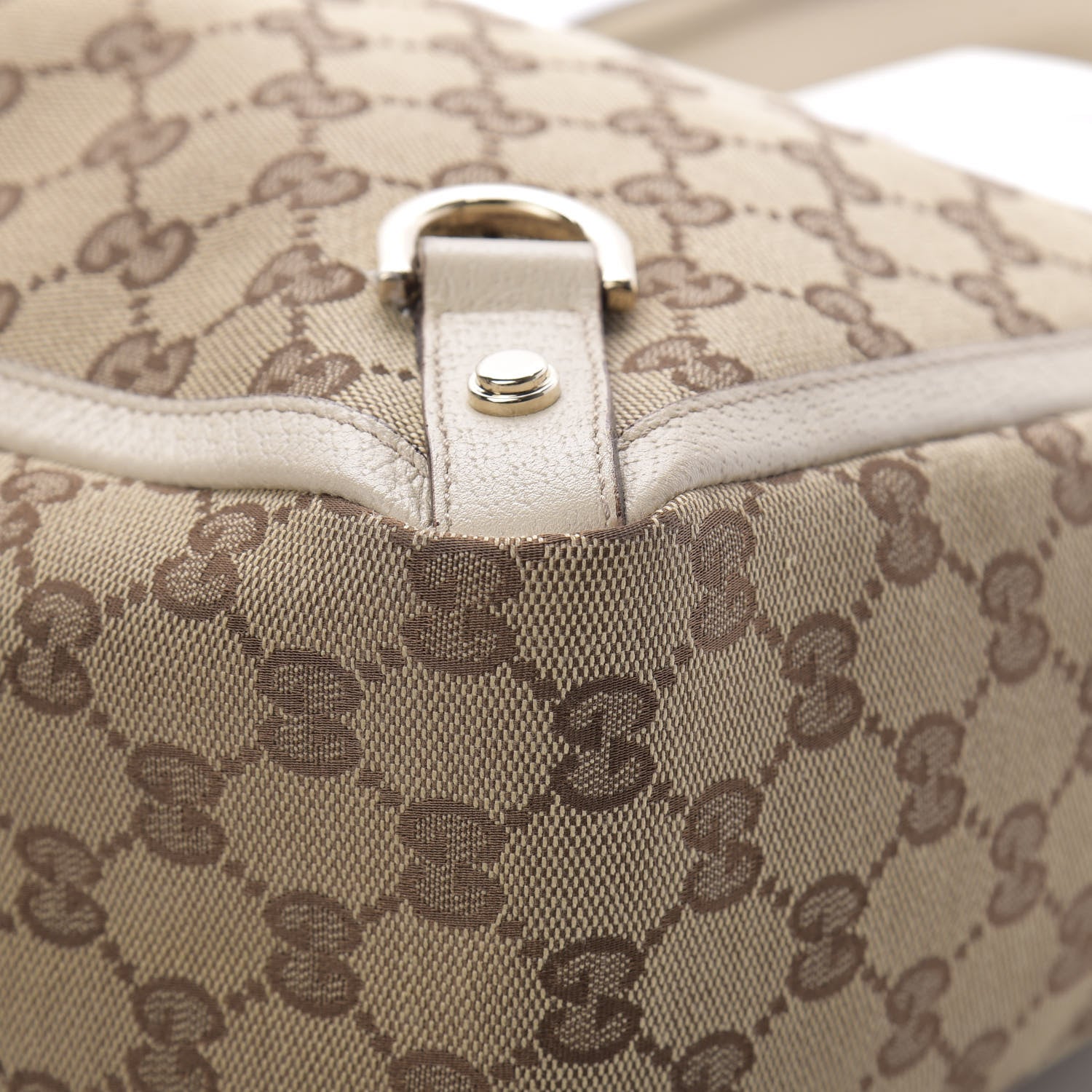 Gucci Monogram Large Abbey Tote Off White 11 of 17