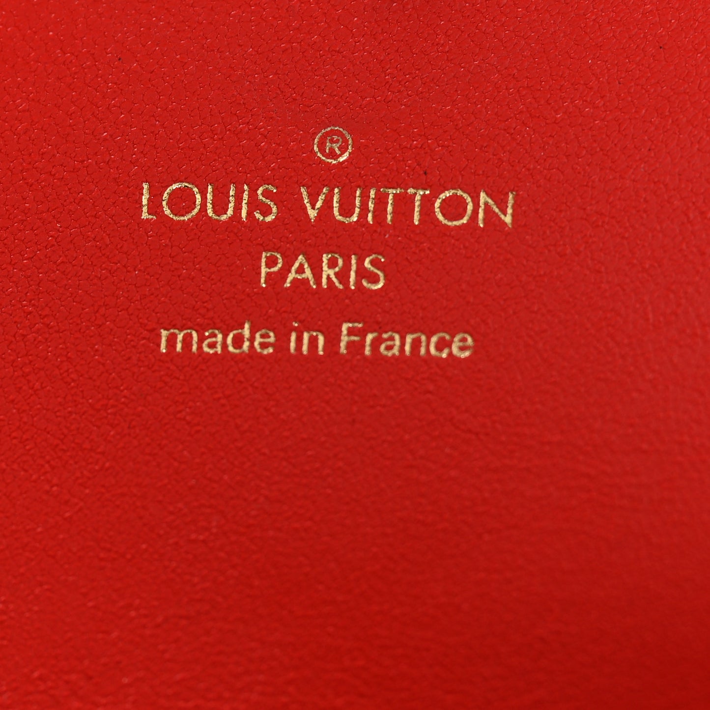 Monogram Medium Kirigami Pochette Insert Coquelicot
