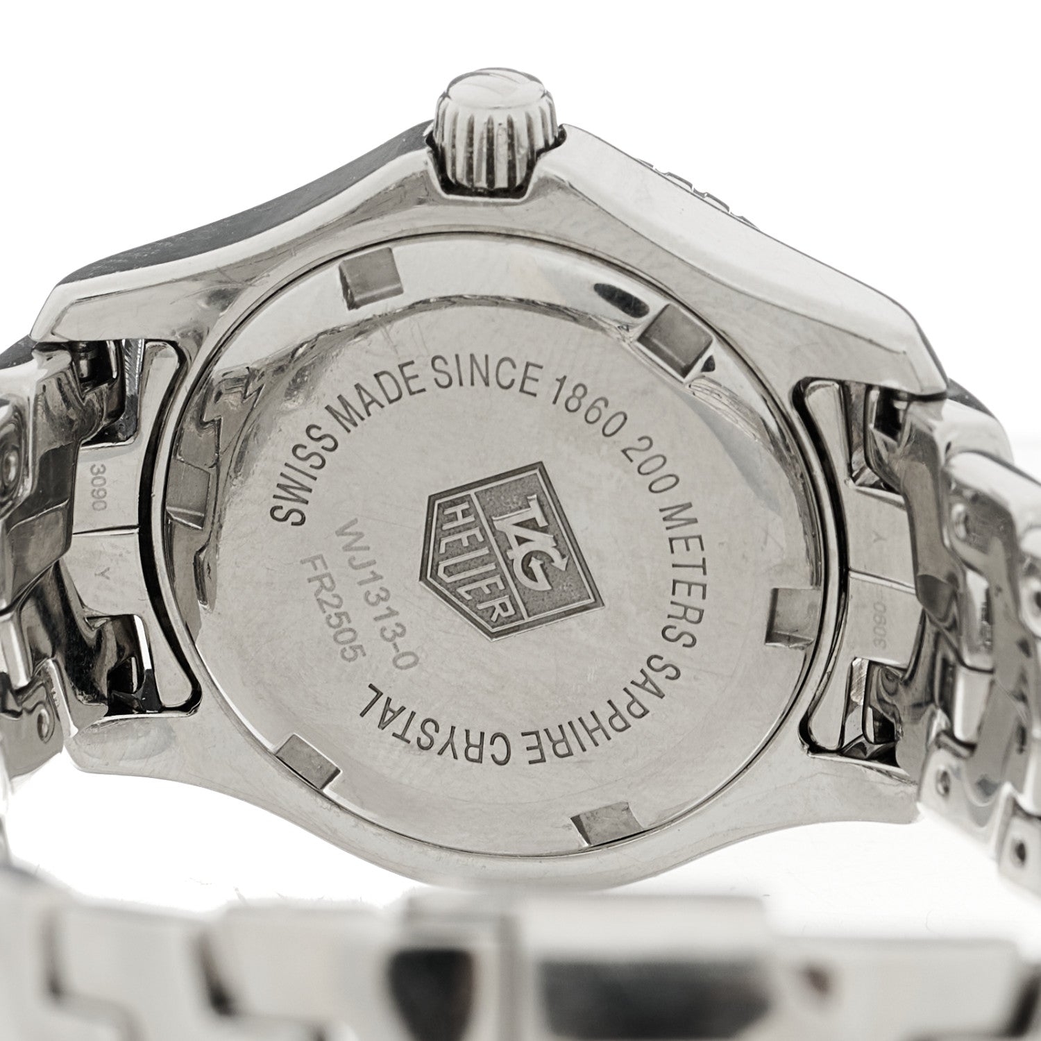 Tag Heuer Stainless Steel Mother of Pearl 27mm Link Quartz Watch WJ1313-0 4 of 4