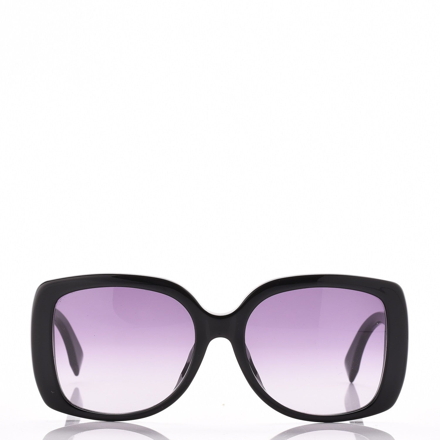 Fendi Oversized Square Sunglasses FF 0014/F/S Black 2 of 7