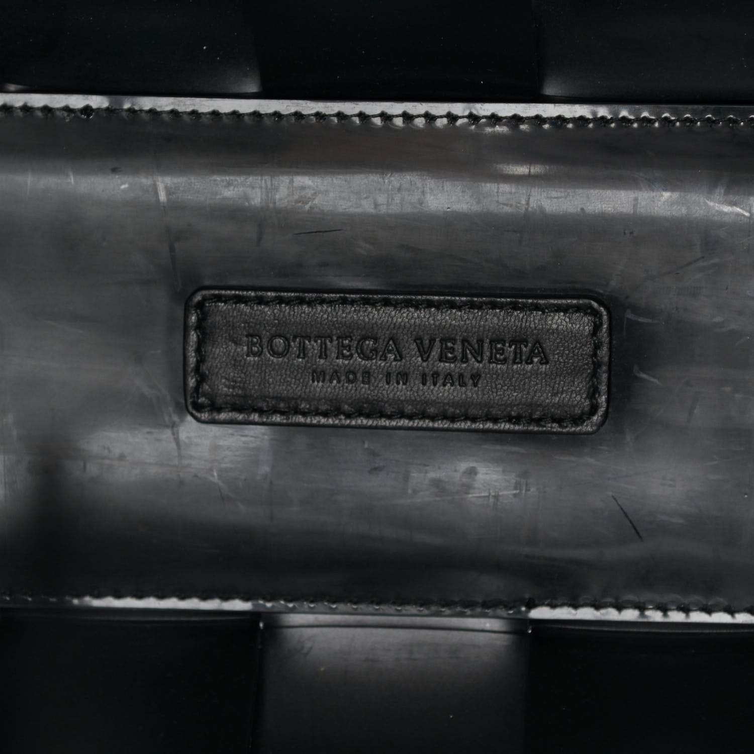 Bottega Veneta Patent Nappa Intrecciato Extra Large Tote Black 7 of 11