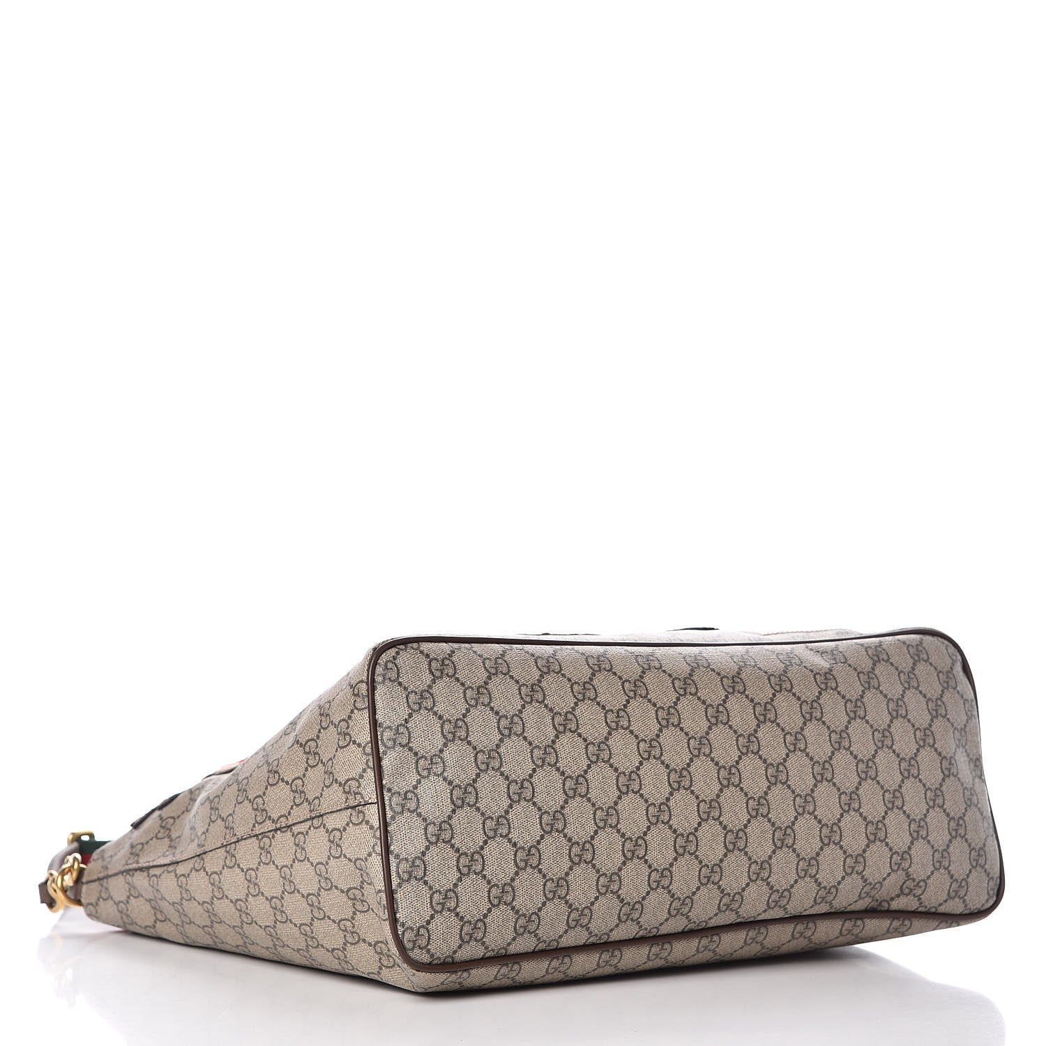 Gucci Soft GG Supreme Monogram Courrier Medium Crossbody Tote Beige New Acero 5 of 17