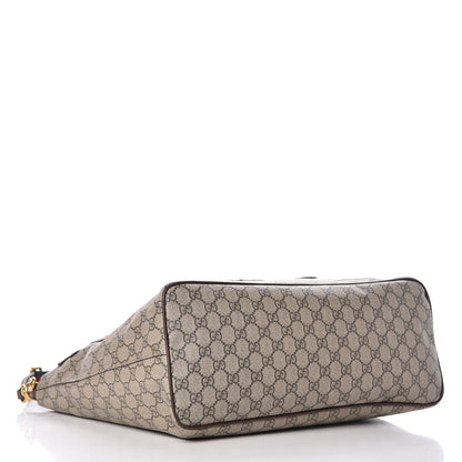 Gucci Soft GG Supreme Monogram Courrier Medium Crossbody Tote Beige New Acero 5 of 17