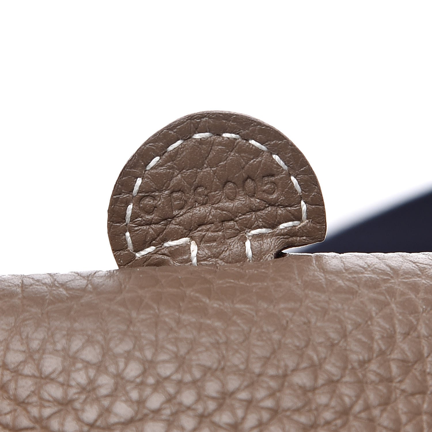 Hermes Taurillon Clemence Amazone Evelyne TPM Etoupe Bleu Indigo 7 of 11