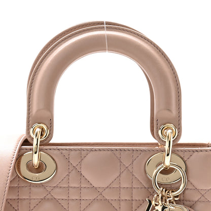 Christian Dior Lambskin Cannage Small Lucky Badges My Lady Dior Taupe 7 of 11