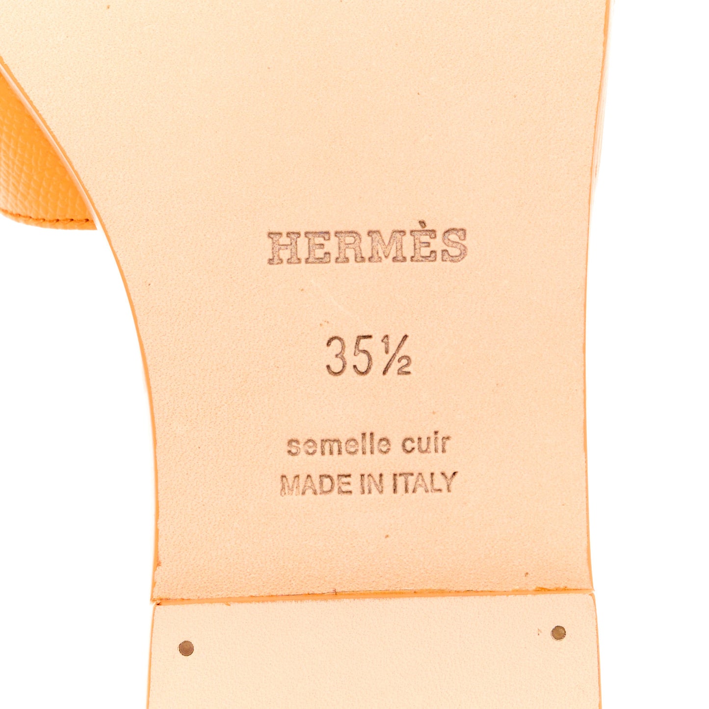 Epsom Oran Sandals 35.5 Orange Sunset