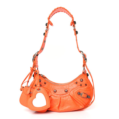 Balenciaga Agneau Arena Le Cagole Shoulder Bag XS Orange 1 of 8