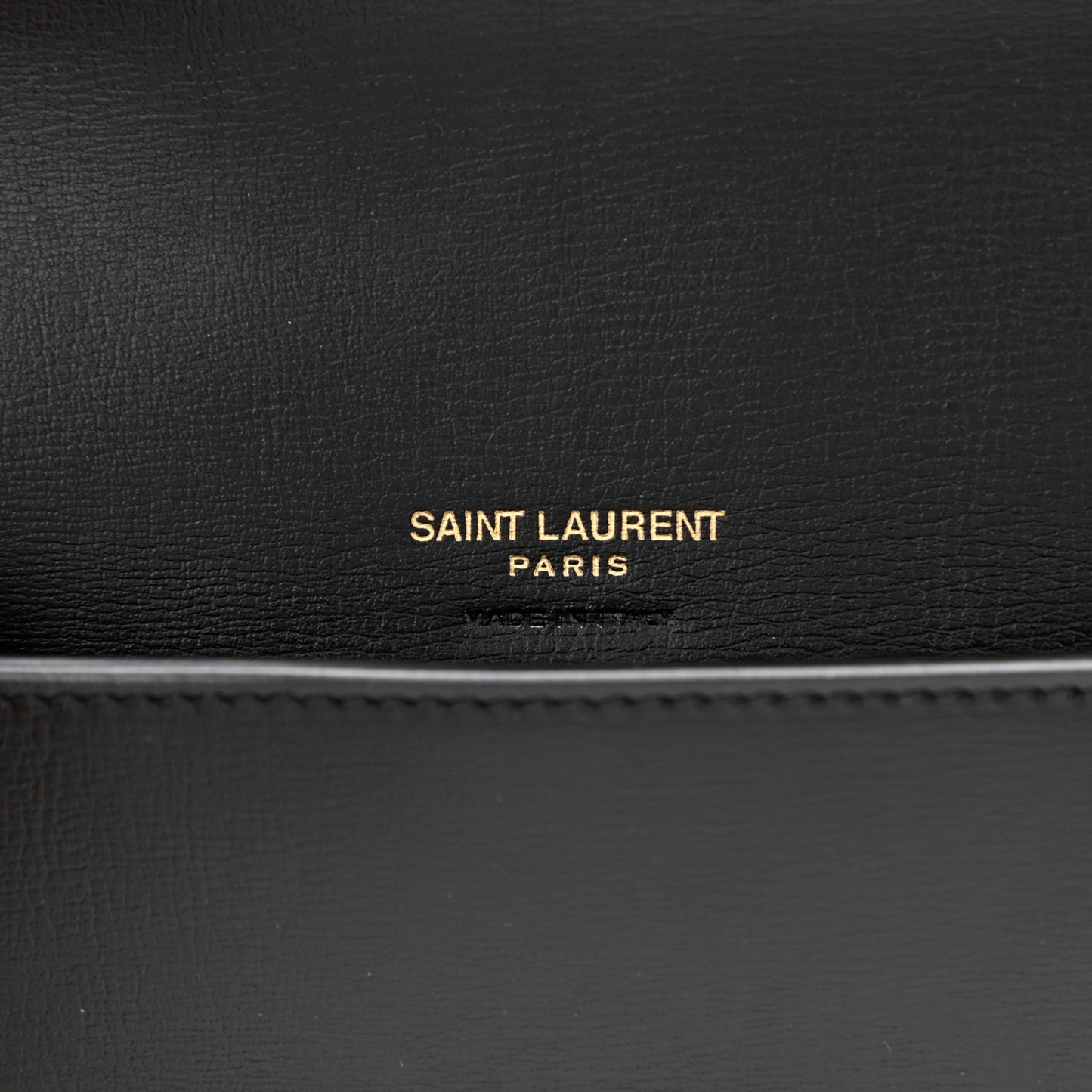 Smooth Calfskin Monogram Phone Holder Crossbody Black