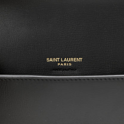 Saint Laurent Smooth Calfskin Monogram Phone Holder Crossbody Black 11 of 16