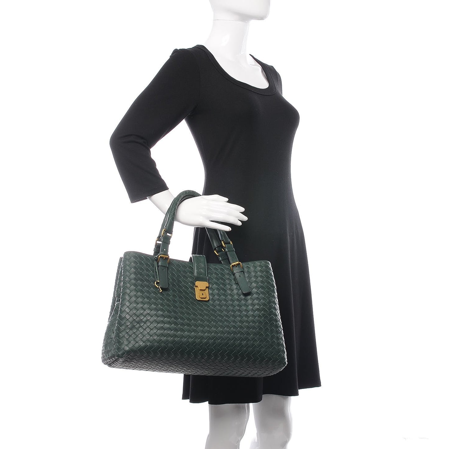 Nappa Intrecciato Medium Roma Tote Bottle