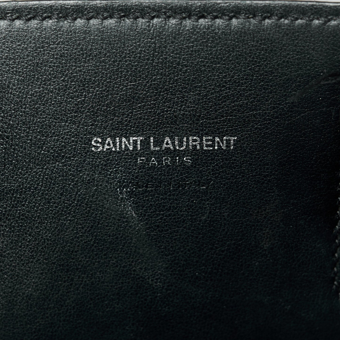 Grained Calfskin Nano Sac De Jour Black