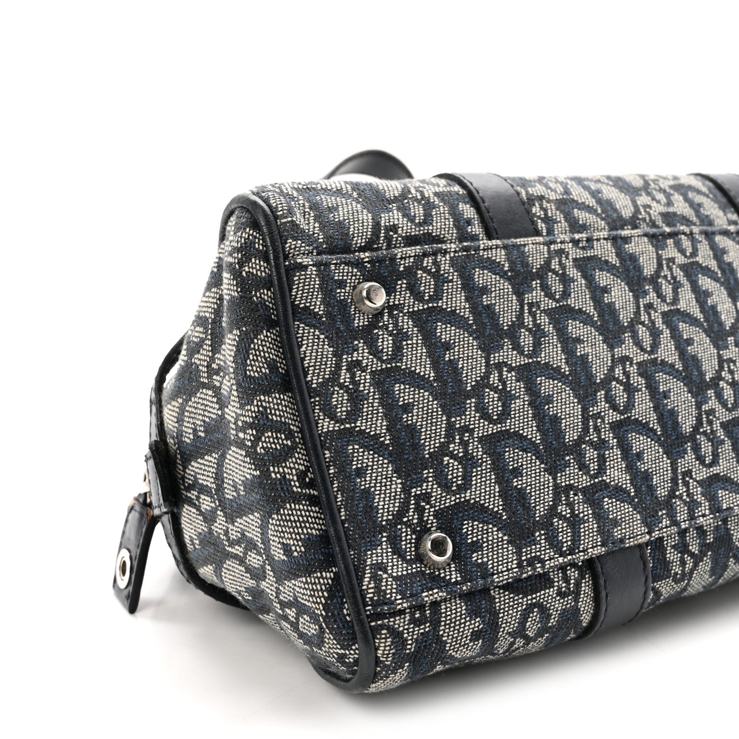 Christian Dior Denim Monogram Charms Shoulder Bag Blue 9 of 10