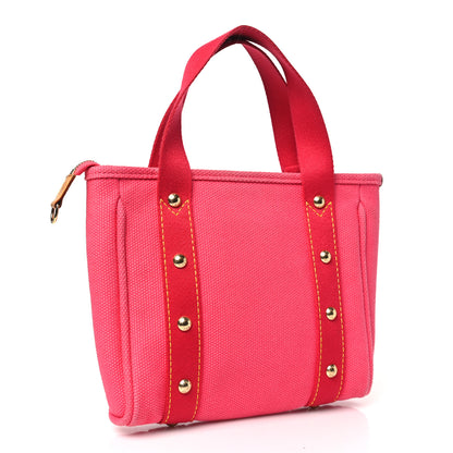 Louis Vuitton Antigua Cabas PM Red 3 of 9