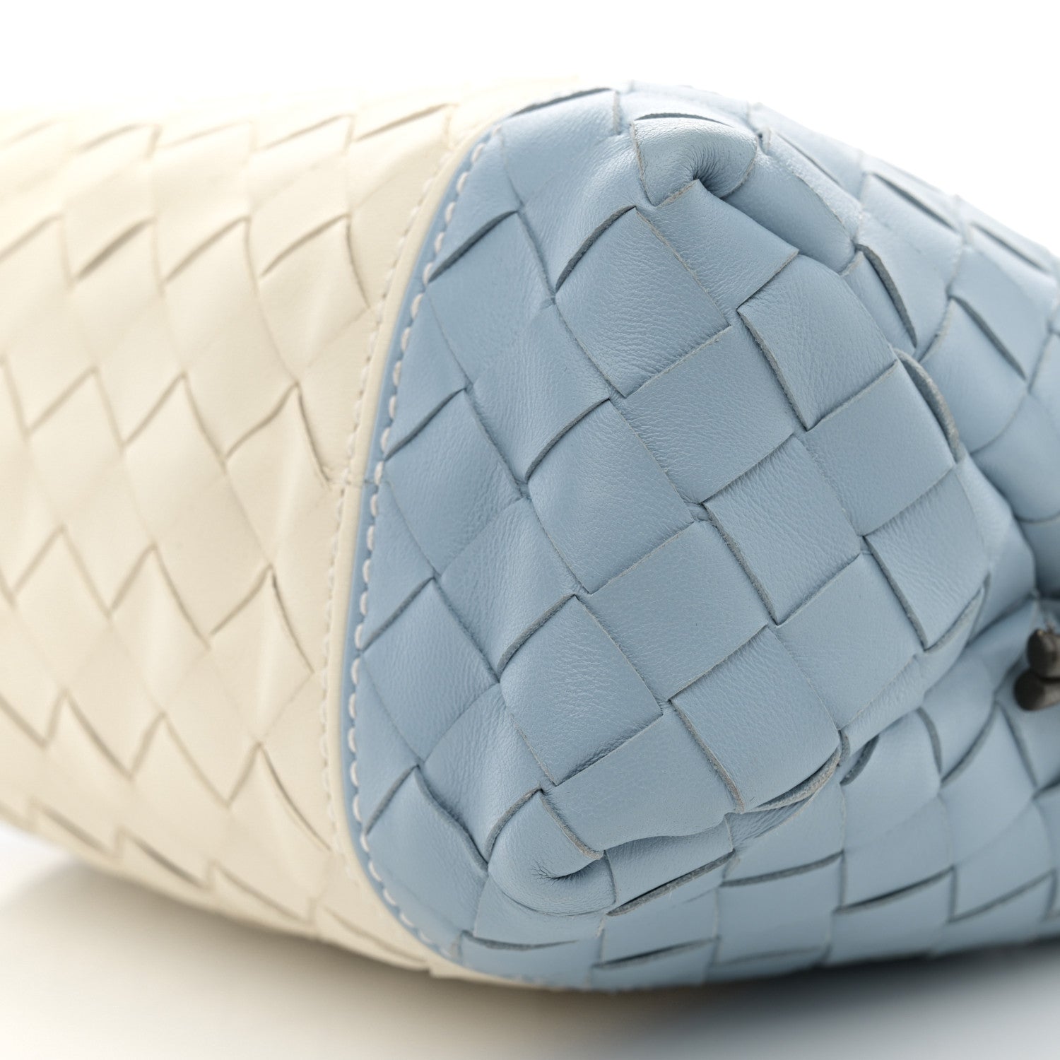 Bottega Veneta Nappa Intrecciato Small Loop Camera Bag Sea Salt Ice Kaki 10 of 11