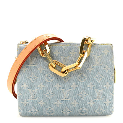 Louis Vuitton Monogram Denim Coussin BB Sky Blue 1 of 13