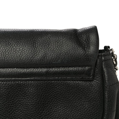 Chanel Caviar Half Moon Wallet On Chain WOC Black 22 of 23