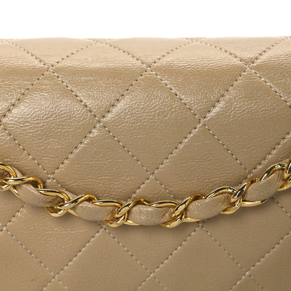 Chanel Lambskin Quilted Small Double Flap Beige 9 of 12