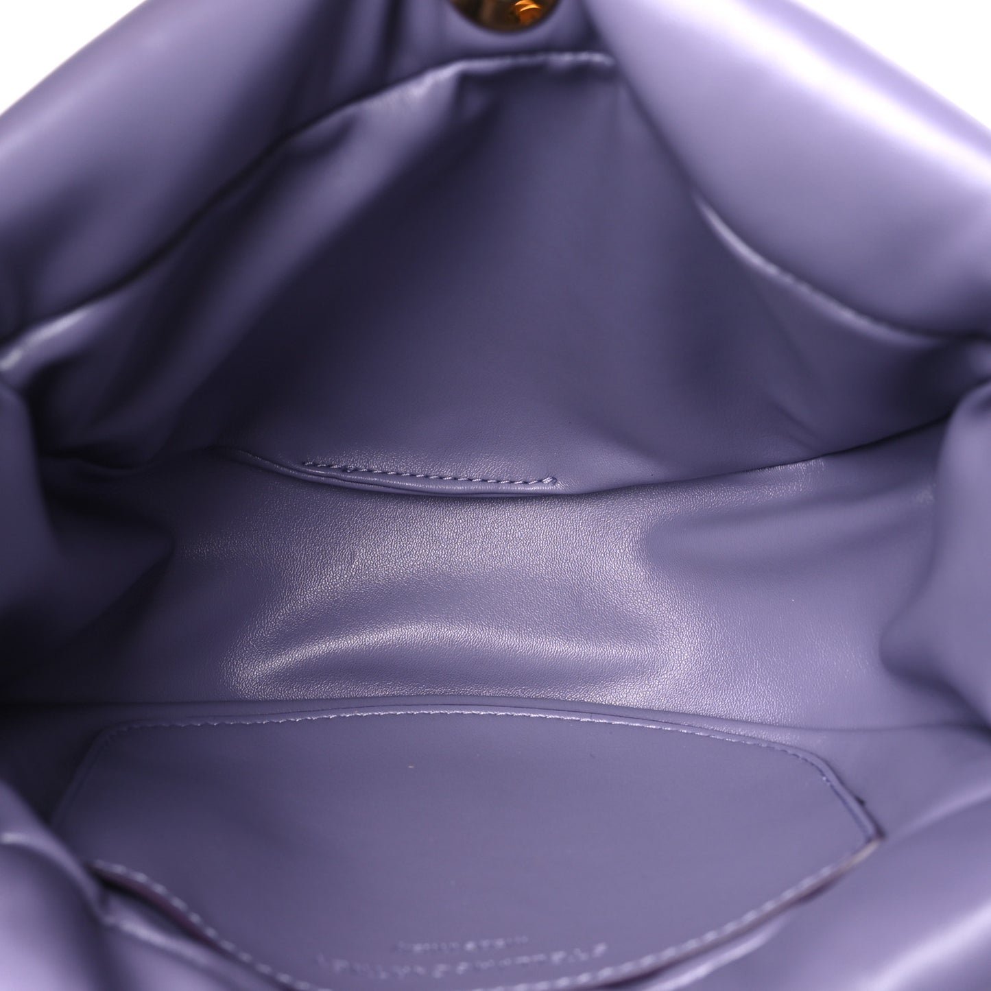 Eco Alter Nappa Small Frayme Puffer Shoulder Bag Grape